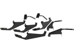 Owens Products 10-1359 For 15-C Transit Black E-coat 148" Driver/pass Brackets. Fixed Price $431.00.
