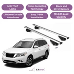 Erkul Roof Rack Crossbars For Nissan Pathfinder 13-21 Raised Rails-silver. Fixed Price $157.41.