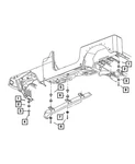 Genuine Mopar Body Hold Down Insulator 55176180. Fixed Price $74.12.