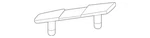 Genuine Mercedes-benz Mounting Rail 167-698-33-01-65. Fixed Price $16.83.