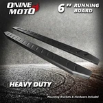Fit 15-22 Ford F150 Super Crew Cab 6" Black Running Board Side Step Nerf Bar. Fixed Price $189.99.