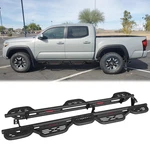 Vijay Black Running Boards Side Steps For 2005-2023 Toyota Tacoma Double Cab. Fixed Price $215.99.