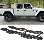Vijay For 2020-2025 Jeep Gladiator Jt 4 Doors Textured Steel Side Step Nerf Bars. Fixed Price $269.00.