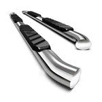 Maxmate 3.5" Oval Nerf Bar Side Steps Compatible With 2007-2018 Chevy Silvera.... Fixed Price $202.39.