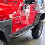 2X Side Step Guards Armor Nerf Bar Running Boards Fit 1997-2006 Jeep Wrangler Tj. Fixed Price $199.99.