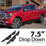 Aps Black Drop Down Boards Fit 04-24 Nissan Titan Crew Cab. Fixed Price $458.00.