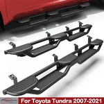 2PCS Black Running Board Side Step Nerf Bar For 2007-2021 Toyota Tundra Crew Max. Fixed Price $268.19.