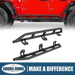 Hooke Road Rock Slider Guards Step Nerf Bars For 2018-2026 Jeep Wrangler Jl 4DR. Fixed Price $249.57.