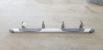 23 Toyota Tundra Limited Running Board Right Passenger Fixed Silver Crew Cab. Fixed Price $270.00.