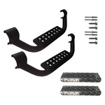 Warrior 55013 6" Silver Drop Steps For 2" Knight Guard Nerf Bars. Fixed Price $238.22.