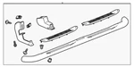 Gm Oem 17-19 Sierra 2500 Hd Cab Running Board-step Bar Assy 84106514. Fixed Price $413.26.