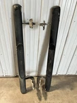 L&r Black Plastic Single Cab Running Boards Fits 99 00 01 Ford F250 F350 F450. Fixed Price $325.00.