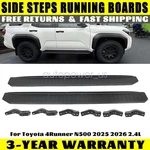 Left + Right Side Steps Running Boards For Toyota 4RUNNER N500 2025,2026. Fixed Price $184.77.