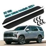 2PCS Running Boards Side Steps Fit For Gmc Yukon 2021-2026 Black Bar Pedals. Fixed Price $289.00.