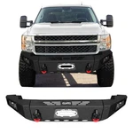 Vijay Front Bumper With D-rings For 2011-2014 Chevrolet Silverado 2500/3500HD. Fixed Price $639.00.