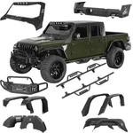 Hooke Road Fit Jeep Gladiator Jt Front Rear Bumper Fender Flare Liner Side Step. Fixed Price $199.99.