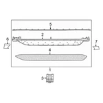 For Jeep Wagoneer 2023-2025 68633163AB Left Running Board. Fixed Price $603.54.