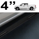 Topline For 15-22 F150/17+ F250 Super Crew 4" Oval Bent Side Step Nerf Bars -blk. Fixed Price $140.00.