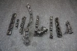 Set 8 Left Upper Lower Pillar Bracket Trim Oem 1079764-00-C Tesla X Plaid 21-23. Fixed Price $135.99.