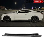Fits 16-24 Chevy Camaro Ikon V3 Style Side Skirts Protector Carbon Fiber Look Pp. Fixed Price $129.99.