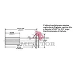 Meritor Ps 28 16 13 Driveline Plug 7.50" Length, Spline, 3.32" Tubing. Fixed Price $301.39.