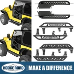 Hooke Off-road Side Step Nerf Bar Running Board Fit 97-06 Jeep Wrangler Tj. Fixed Price $199.39.