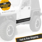 Smittybilt 76871 Xrc Armor Rock Sliders W/ Step For 1997-2006 Jeep Wrangler Tj. Fixed Price $290.05.