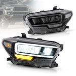 Customized Clear Full Led Reflector Headlights For 16-21 Toyota Tacoma. Fixed Price $359.99.