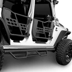 Pair Star Side Steps Nerf Bars Running Board For 07-18 Jeep Wrangler Jk 4-DOOR. Fixed Price $159.99.