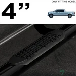 Topline 2009-2014 Ford F150 Super Crew 4" Oval Side Step Nerf Bars Black. Fixed Price $255.00.