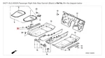 Honda Acura Genuine Oem Nsx Passenger Right Side Step Garnish (black) Floor Mat. Fixed Price $197.65.