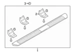 Oem 2015-16 Ford F150 Super Cab Lh Chrome Running Board Step Rail FL3Z-16451-HB. Fixed Price $200.00.