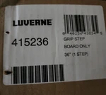 Luverne 415236 Grip Step 36" Black Aluminum Running Board, No Brackets. Fixed Price $94.50.