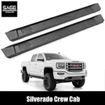 HD2 Running Boards For 07-18 Silverado And Sierra Crew Cab. Fixed Price $379.95.