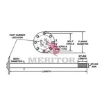 Meritor 3202G9393 Axle Shaft. Fixed Price $1022.62.