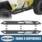 Hooke Road Two-stair Nerf Side Step Bars For 2018-2026 Jeep Wrangler Jl 4-DOOR. Fixed Price $259.65.