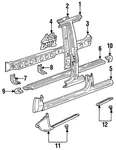 Genuine Toyota Step Mount Bracket 51077-60040 Qty. Fixed Price $25.47.