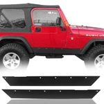 Hooke Road Rocker Panel Guards Body Armor For Jeep Wrangler Tj 1997-2006 Steel. Fixed Price $189.99.