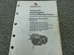 Meritor Rt Series Axle Disassembly And Shop Service Maintenance Manual. Fixed Price $125.69.