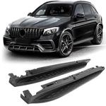 Running Boards Side Step Nerf Bar For 2016-2021 Mercedes Glc Aluminum Black. Fixed Price $199.99.