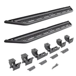 Go Rhino D64129T Dominator Xtreme Side Steps With Rocker Panel Bracket Kit. Fixed Price $518.49.