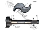 Euclid E-9650 Rh Brake Camshaft 1-1/2-28 X 8-9/16 Meritor Q Plus Drive. Fixed Price $50.00.