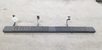 18 Nissan Titan Crew Cab Fixed Running Board Side Step Left Driver Black. Fixed Price $250.00.