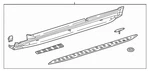 Genuine Mercedes-benz Mounting Rail 254-690-52-03. Fixed Price $174.20.