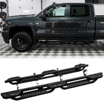 Vijay For 2007-2018 Chevrolet Silverado 1500 Crew Cab Running Boards & Step Bars. Fixed Price $279.99.