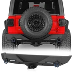 Rear Back Bumper W/ 2" Hitch Receiver &led Lights Fit 2018-2025 Jeep Wrangler Jl. Fixed Price $259.99.