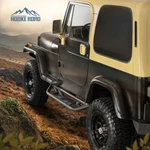 Hooke Road 2X Nerf Bars Side Steps Running Boards For 1987-1995 Jeep Wrangler Yj. Fixed Price $249.99.
