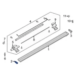 Ford F-150 2021-2024 ML3Z16A454B Front Running Board End Cap. Fixed Price $103.32.