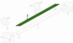 Used Oem 2022-2025 Ford F150 Right Side Running Board Step NL3Z-16450-AA. Fixed Price $495.00.