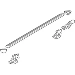Genuine Ford Step Assembly FL1Z-16451-DBPTM. Fixed Price $1172.08.